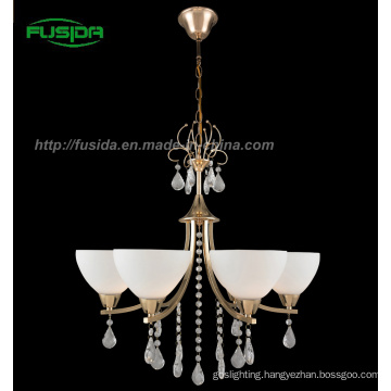 2013 European Design Crystal Chandelier Lighting with Glass (D-8147/5)